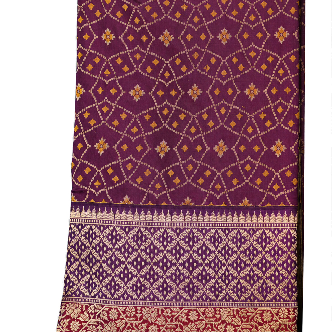 Banarasi Silk Purple Saree