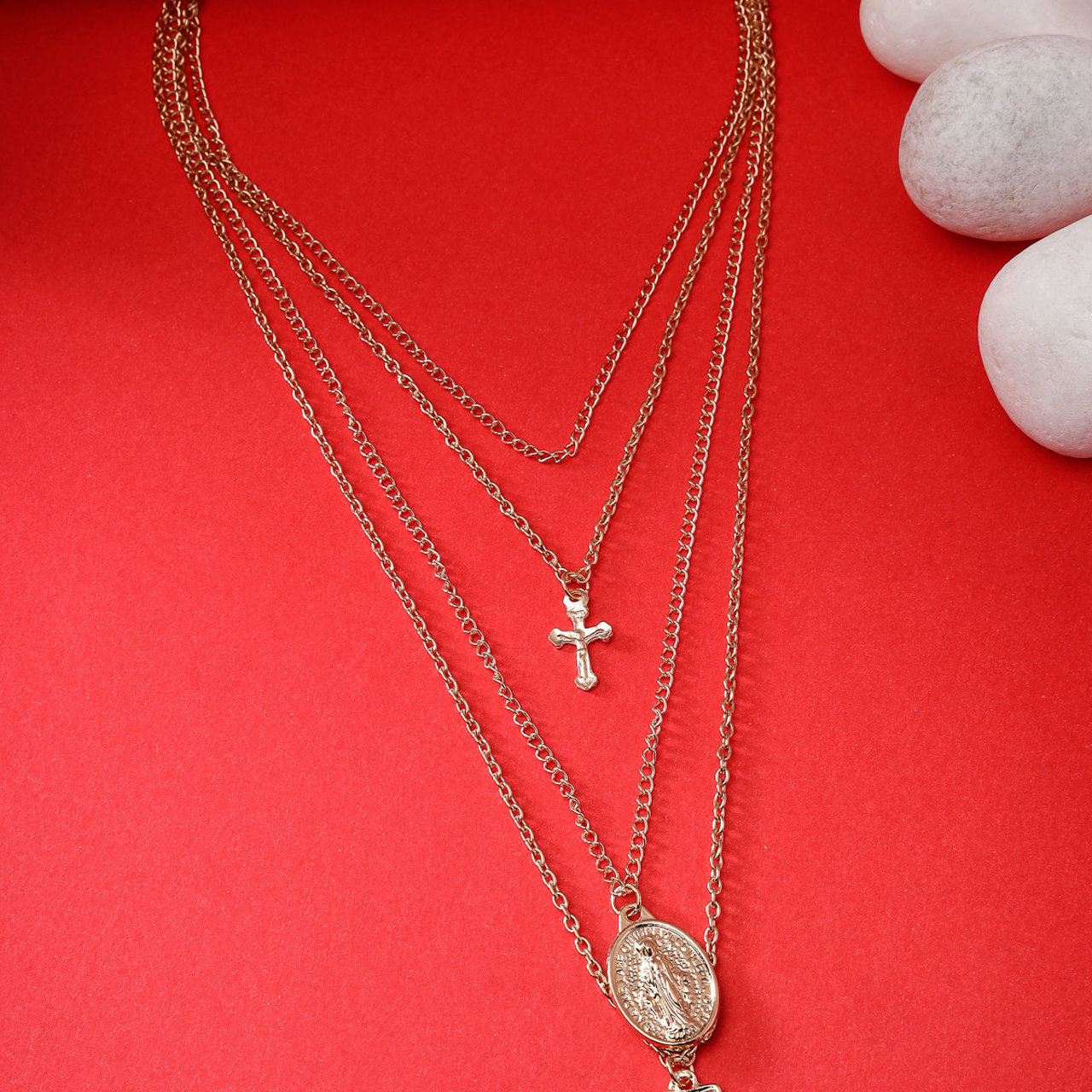 Scintillare by Sukkhi Most Beautiful Fashionable Multilayered Pendant Necklace for Women & Girls