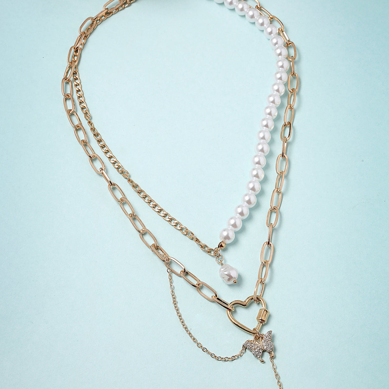 Scintillare by Sukkhi Latest Style Gold Plated Mininal Contemporary Chain Pendant Necklace for Women & Girls