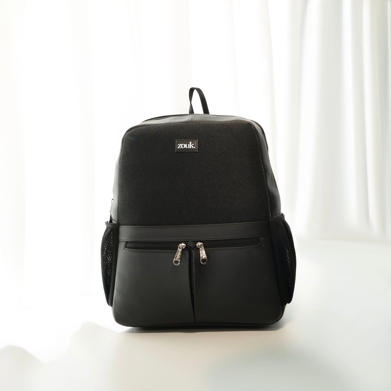 Jet Black Office Backpack