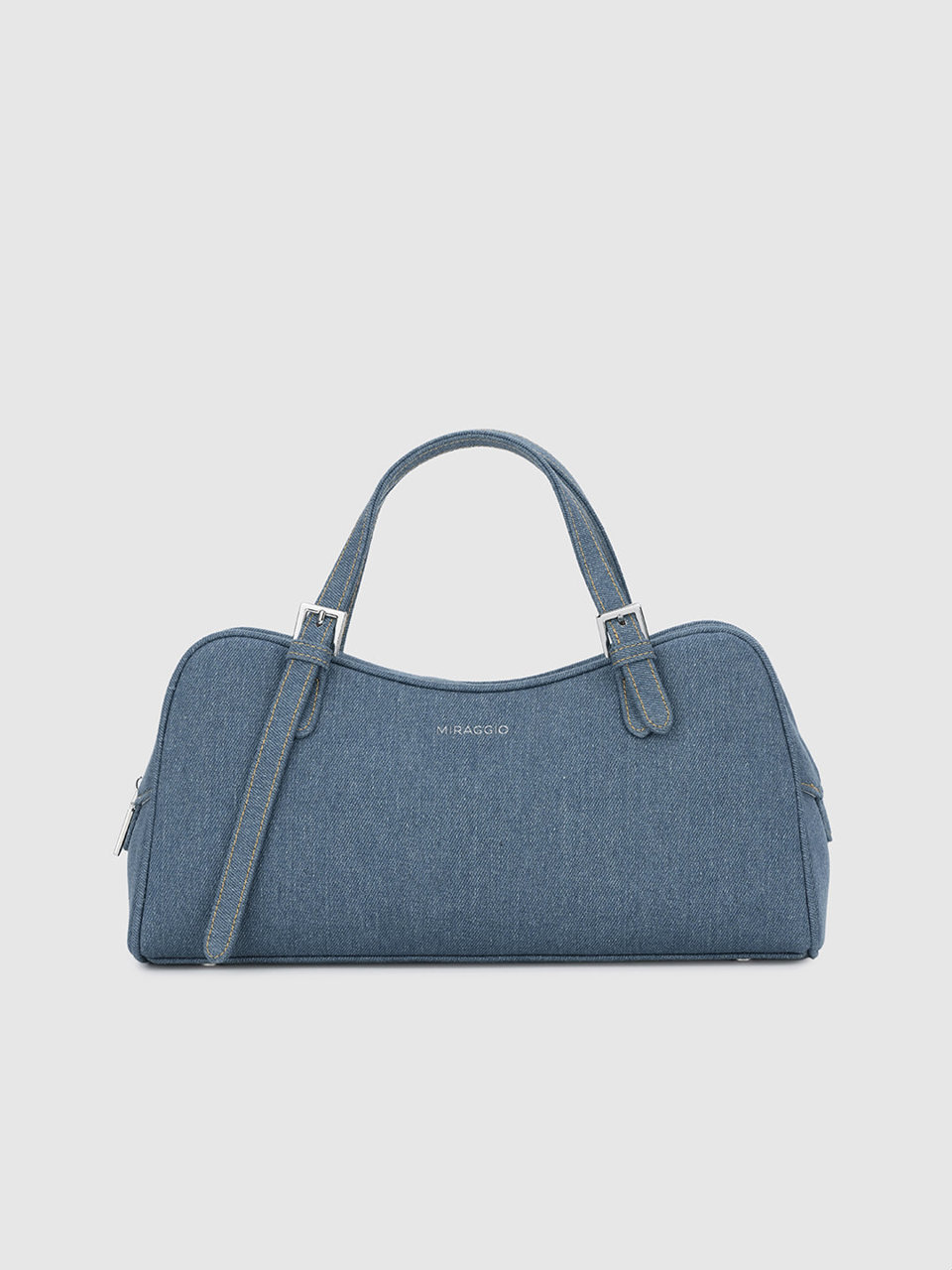 August Top Handle Bag - Blue