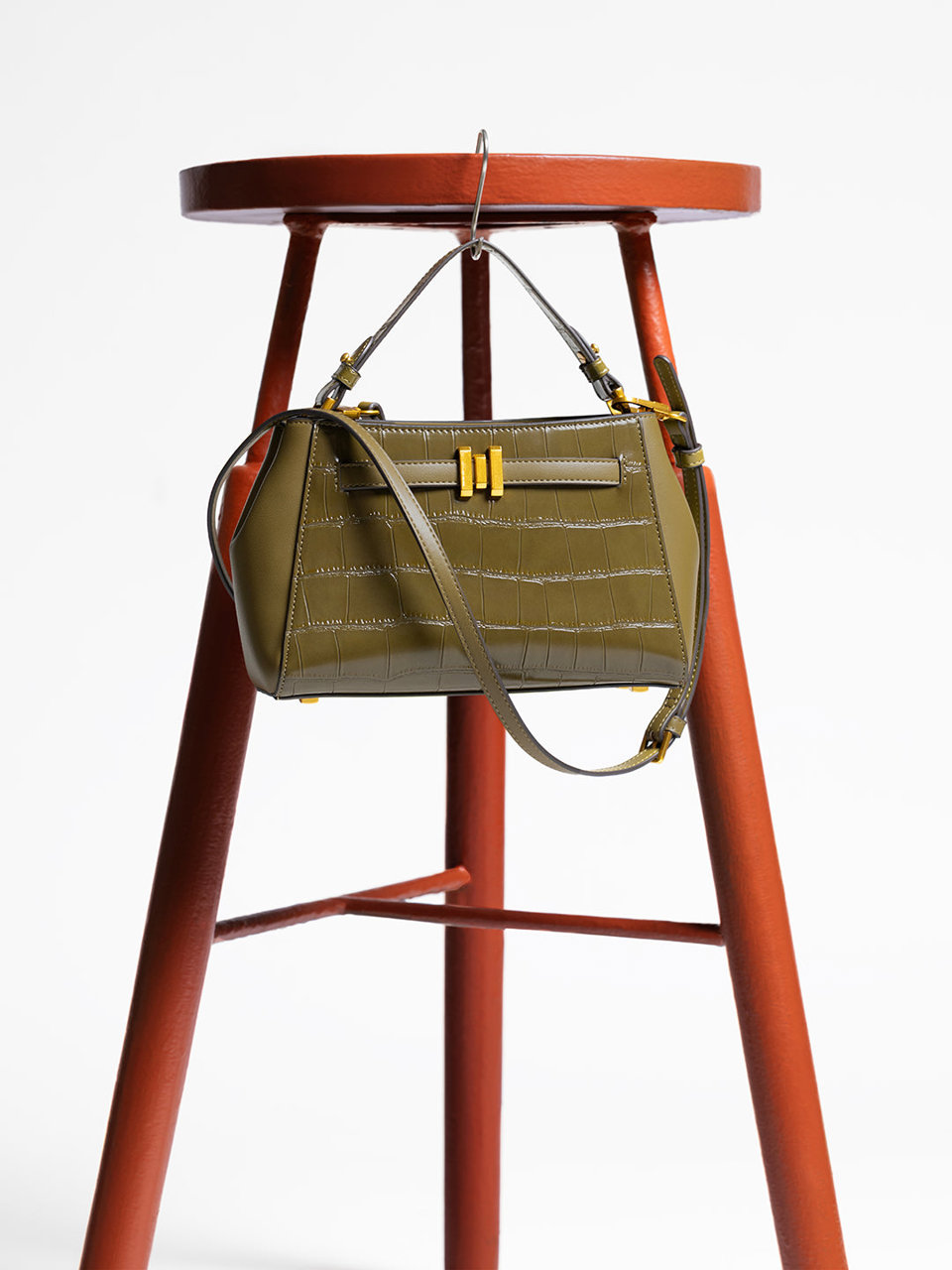 Tristy Top Handle Bag - Green