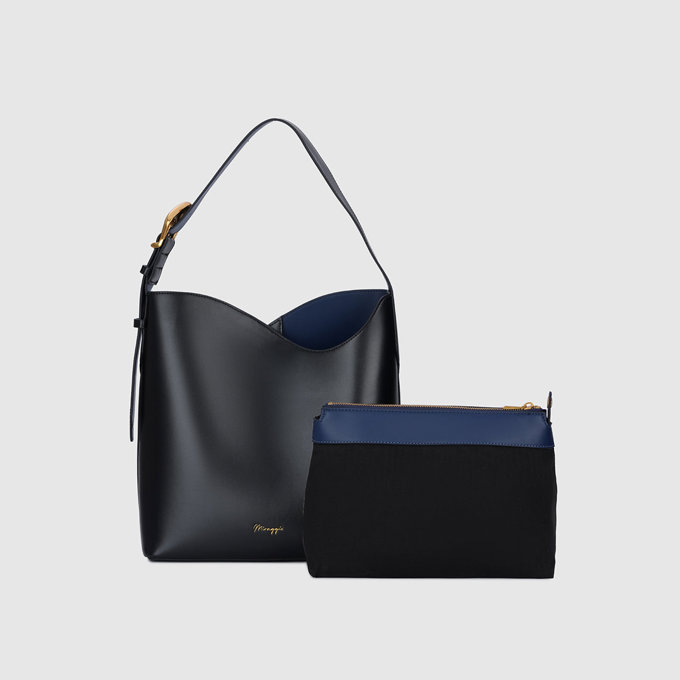 Gwen Hobo Bag - Black