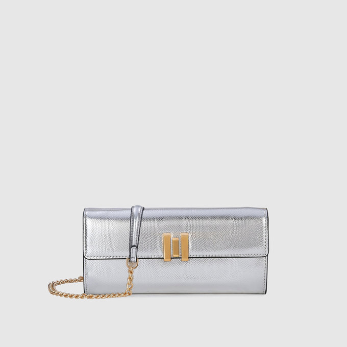 Caitlin Crossbody Bag - Silver