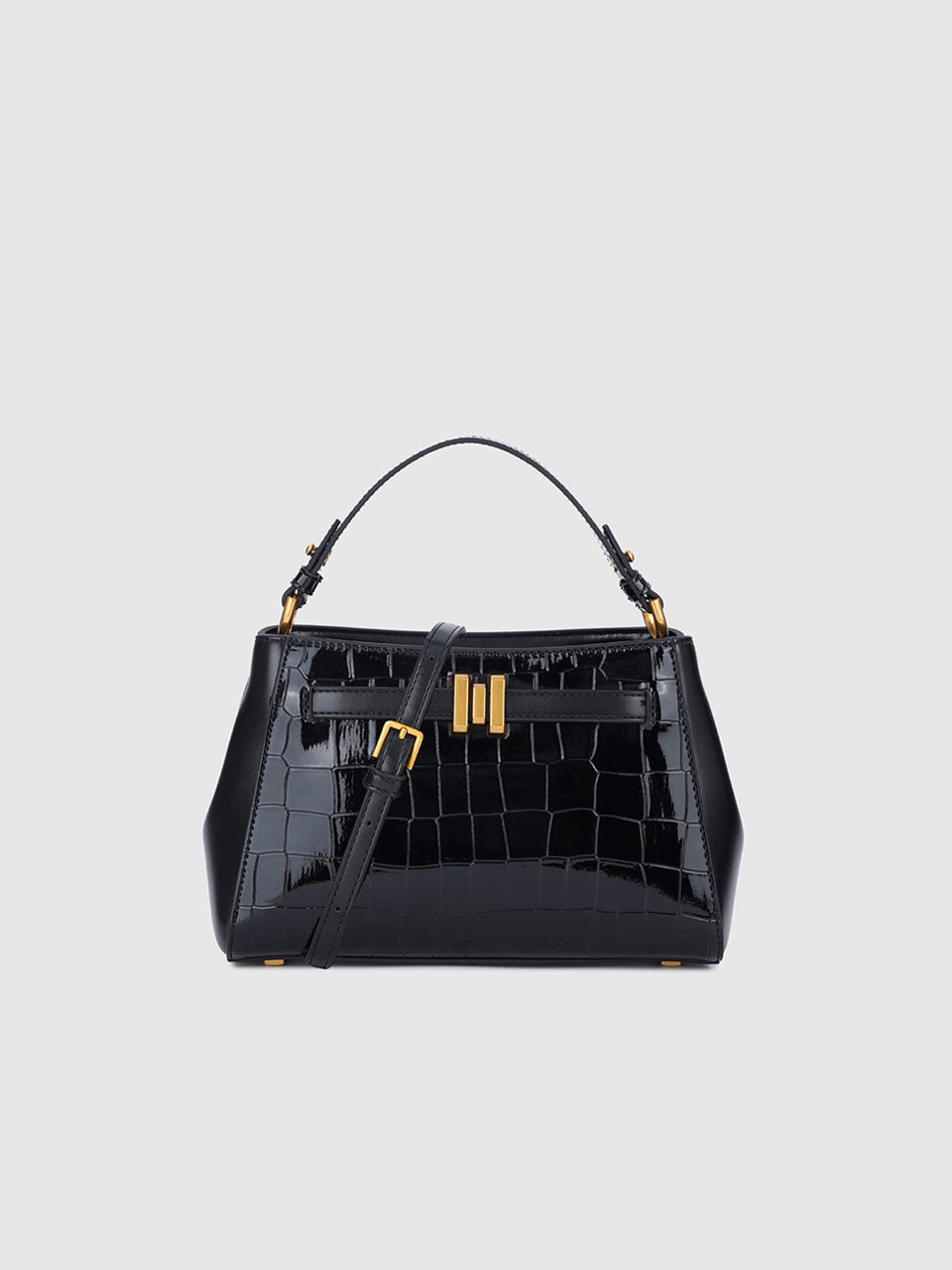 Tristy Top Handle Bag - Black