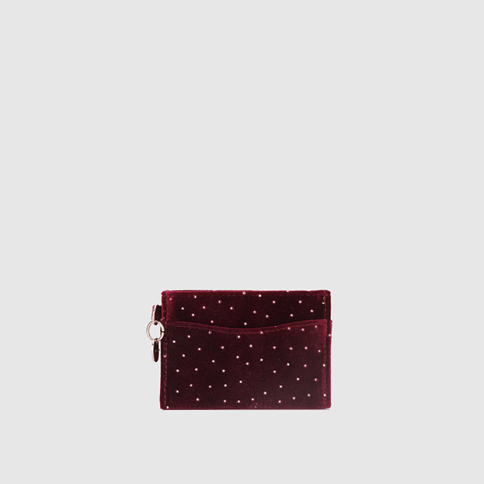 Jasmine Card Holder - Wine