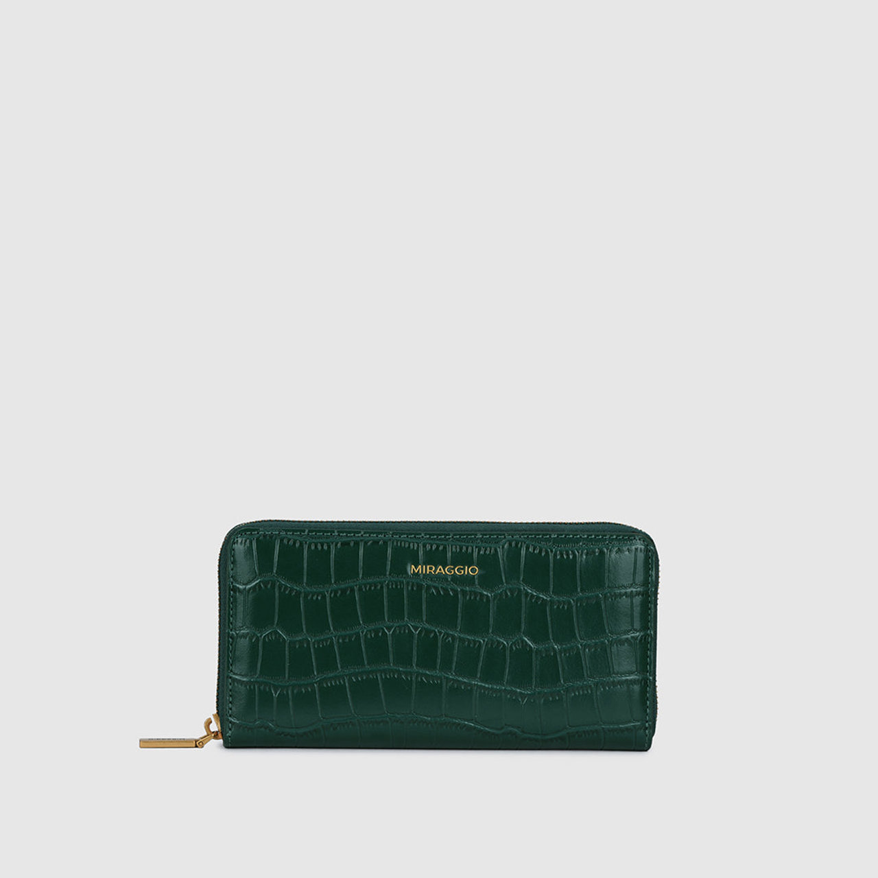 Rumi Zip Around Wallet - Green