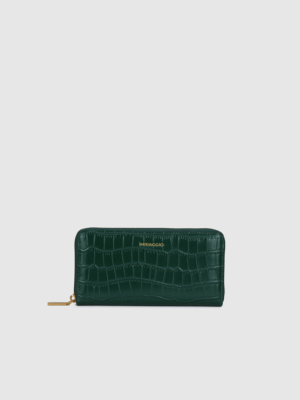 Rumi Zip Around Wallet - Green