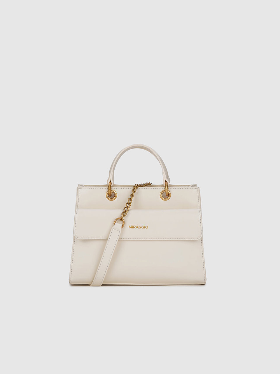 Maude Top Handle Bag - Ivory