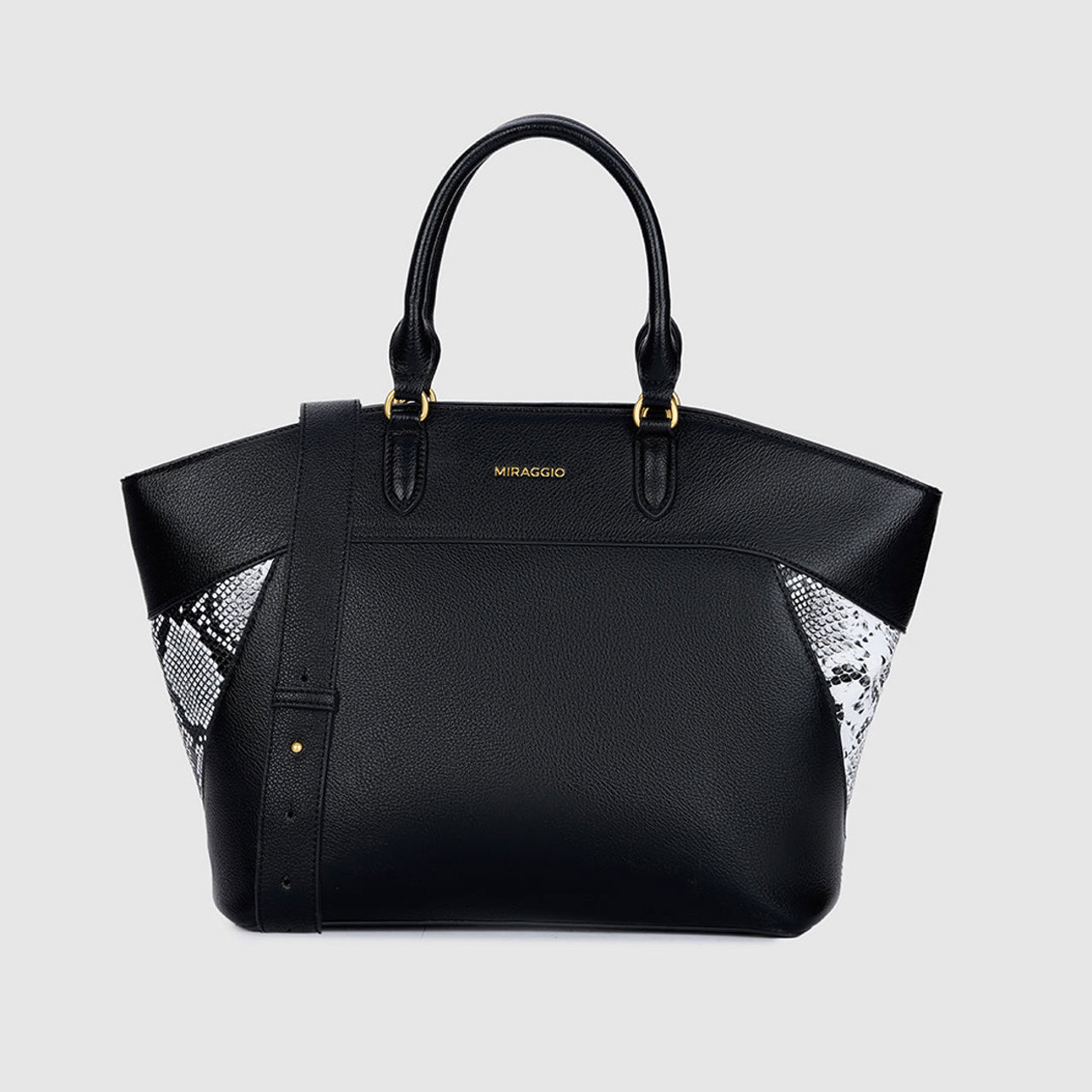 Rosetta Top Handle Bag - Black