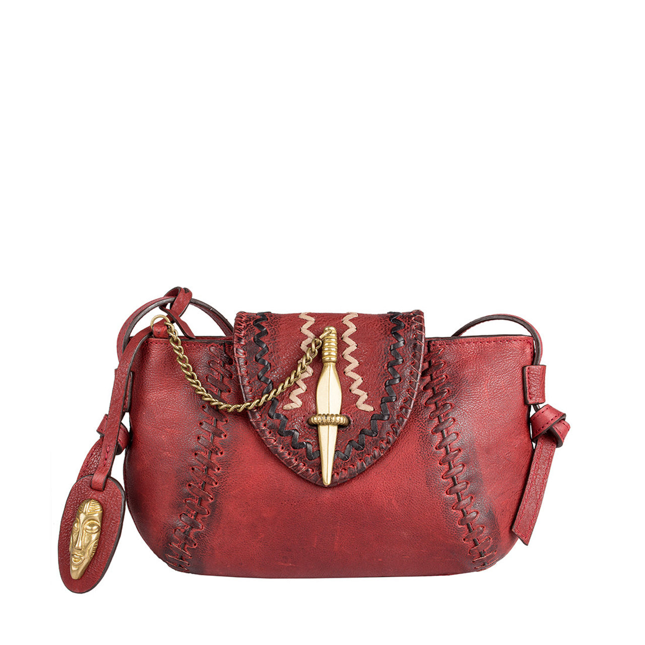 Swala 04 Marsala Leather Sling Bag