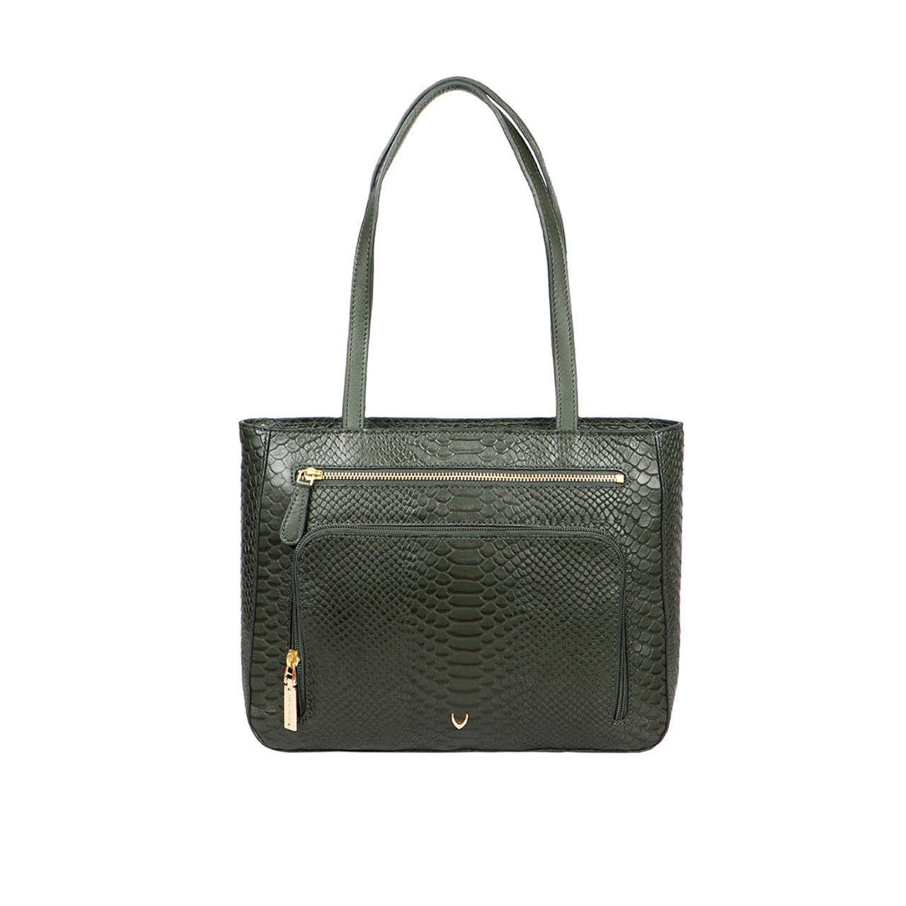 Ee Katniss 02 Green Leather Shoulder Bag