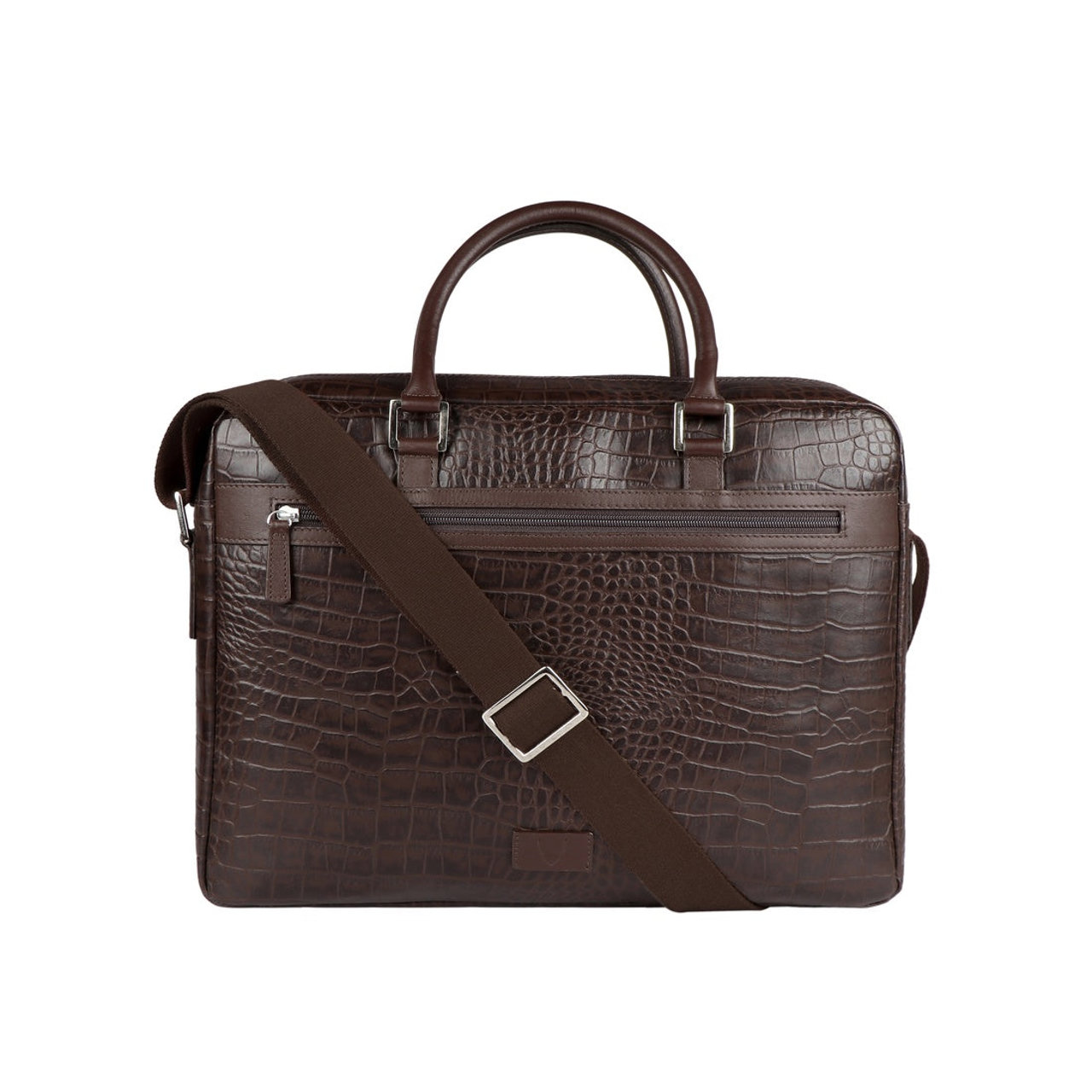 Ee Paulo 01 Brown Leather Briefcase