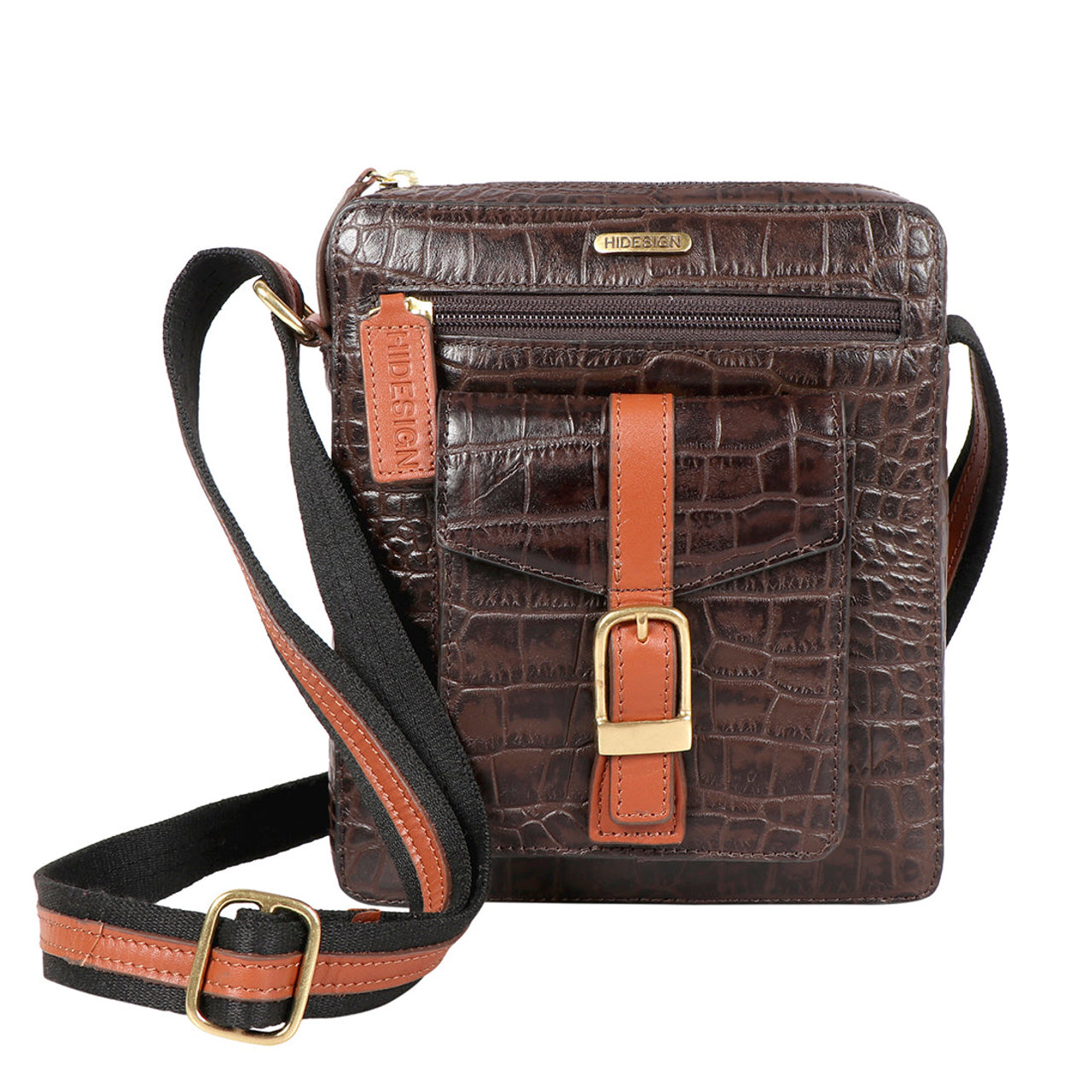 Ferno Brown Leather Crossbody