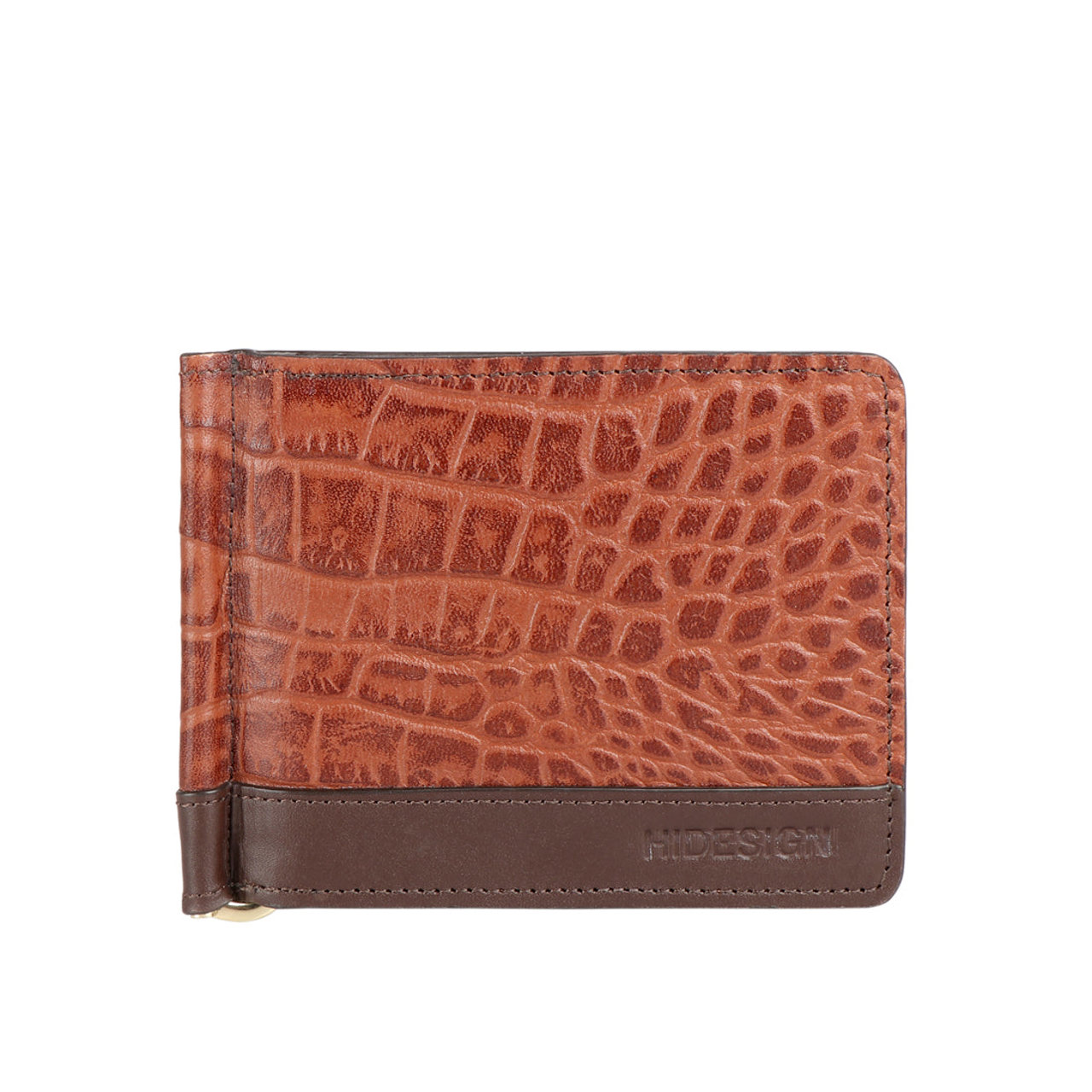 Ee 346-315 Tan Leather Money Clip