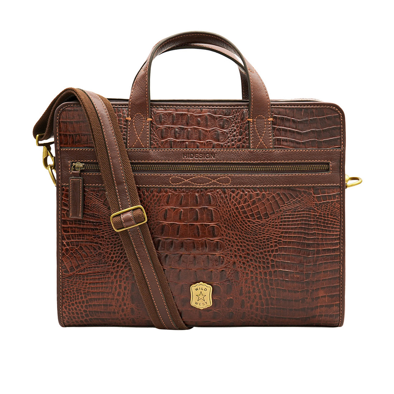 Fort Worth 03 Brown Leather Briefcase