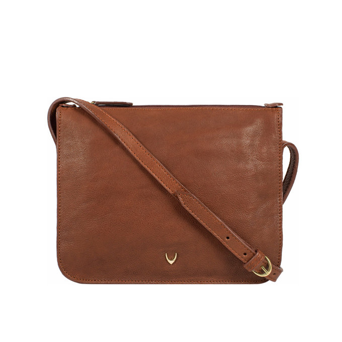 Carmel 01 Tan Leather Sling Bag