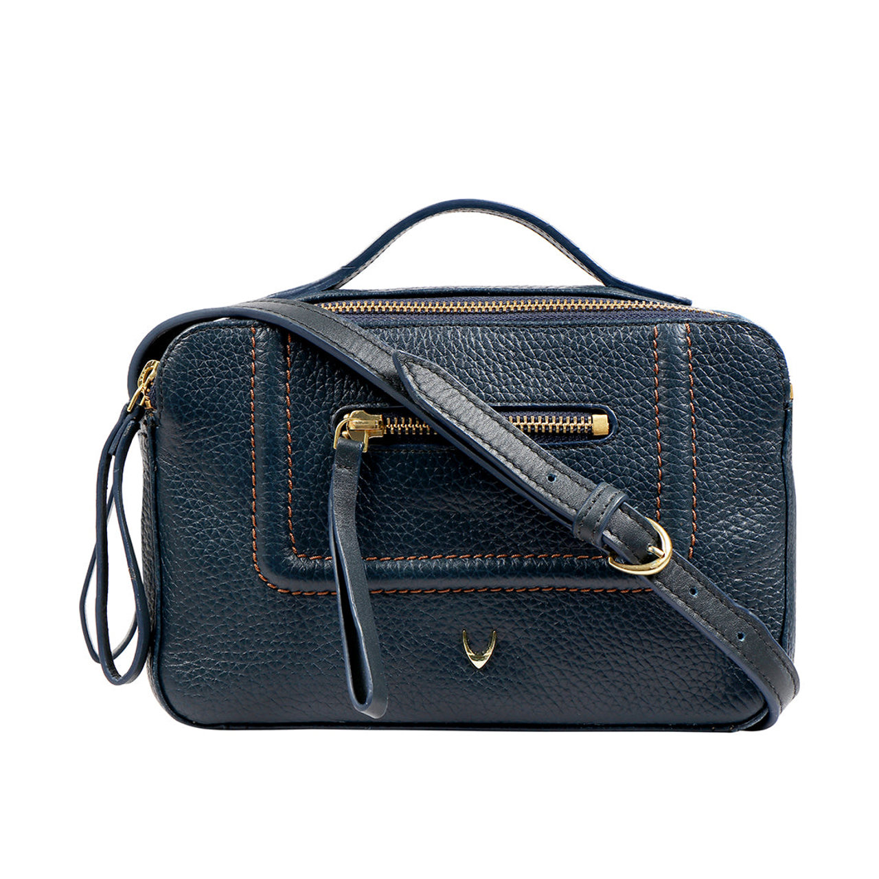 Aspen 01 Sb Blue Leather Satchel