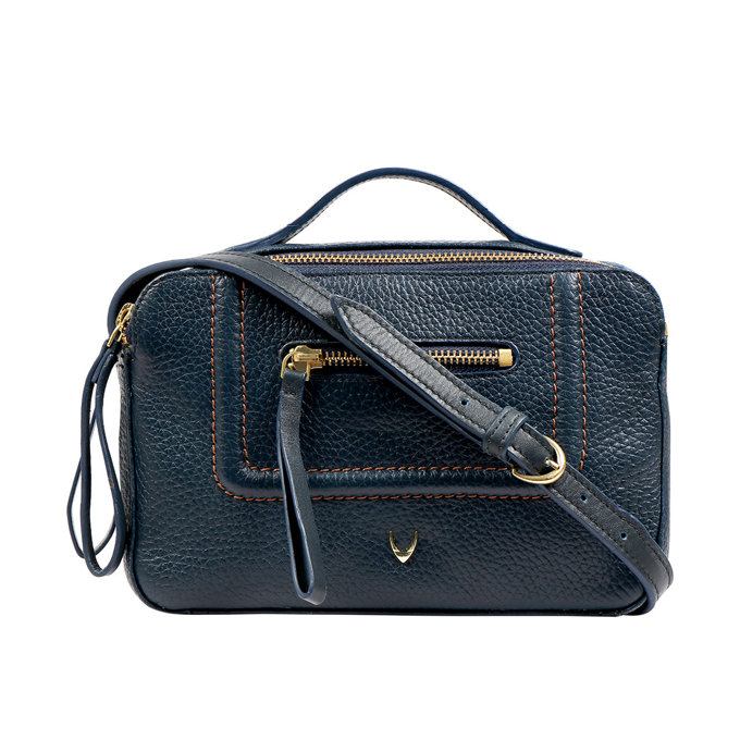 Aspen 01 Sb Blue Leather Satchel