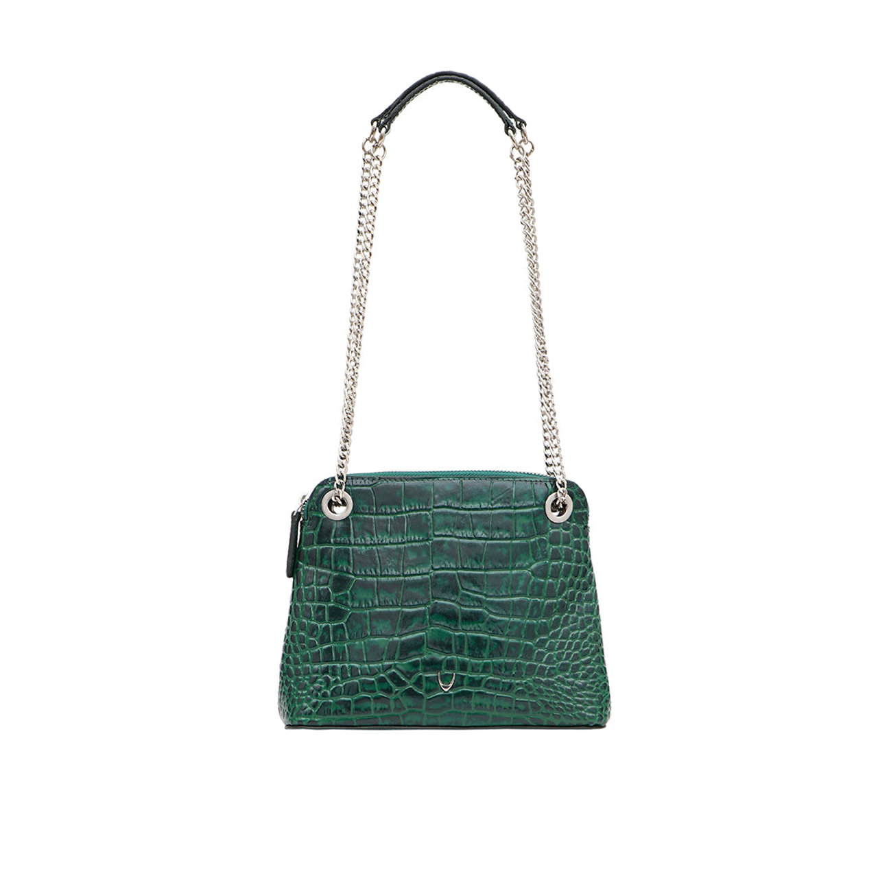 Schiphol-03 Green Leather Shoulder Bag