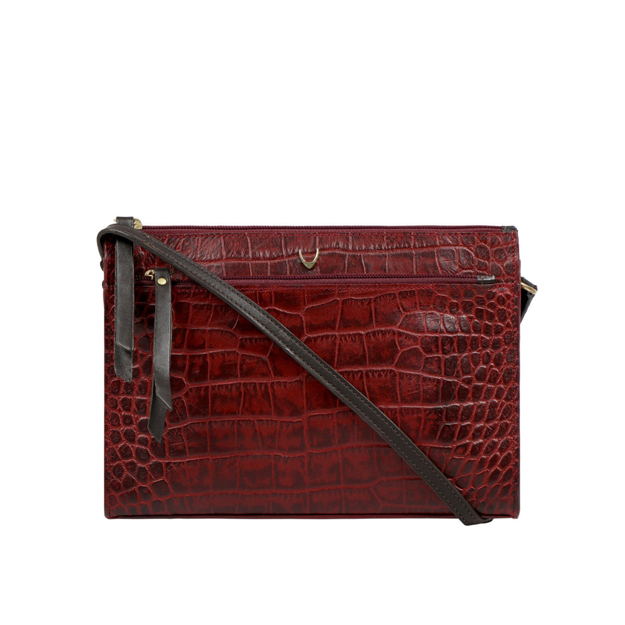 Spruce 02 Sb Marsala Leather Sling Bag