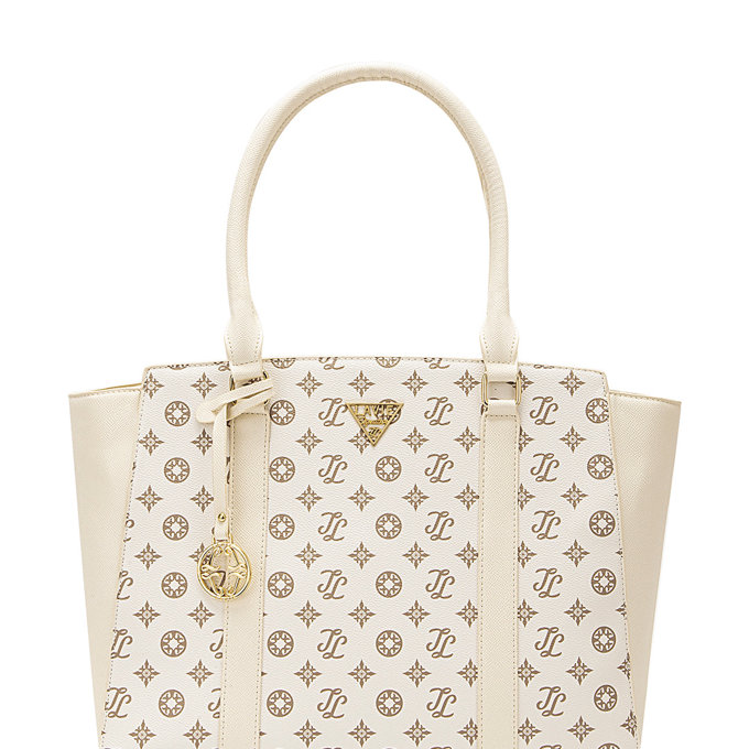 Mona Large Off White Laptop Handbag