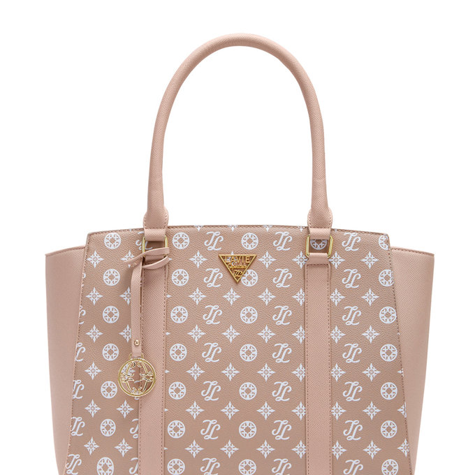 Mona Large Pink Laptop Handbag