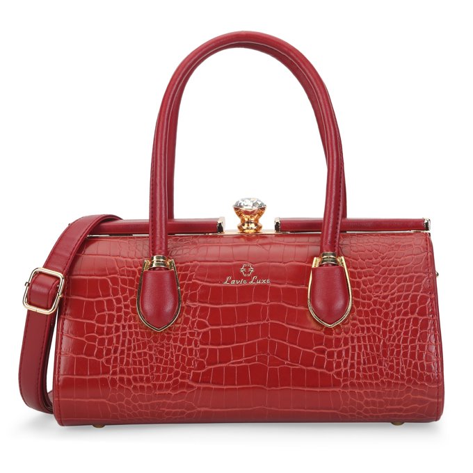 Dazzle Medium Dark Red Handbag