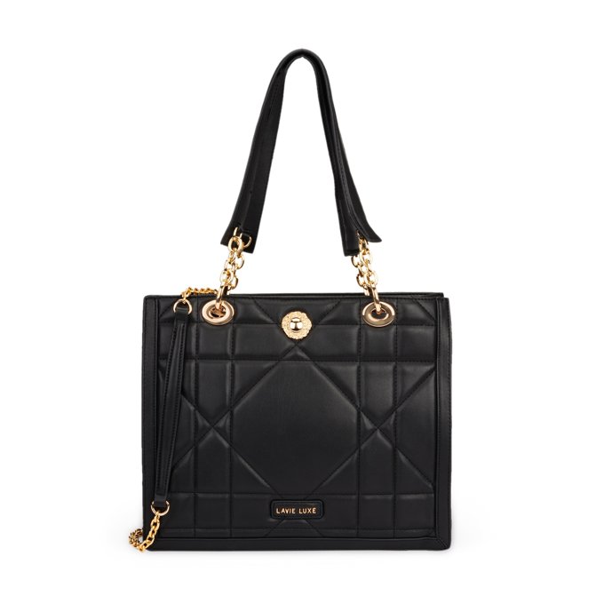 Diobox Large Black Handbag