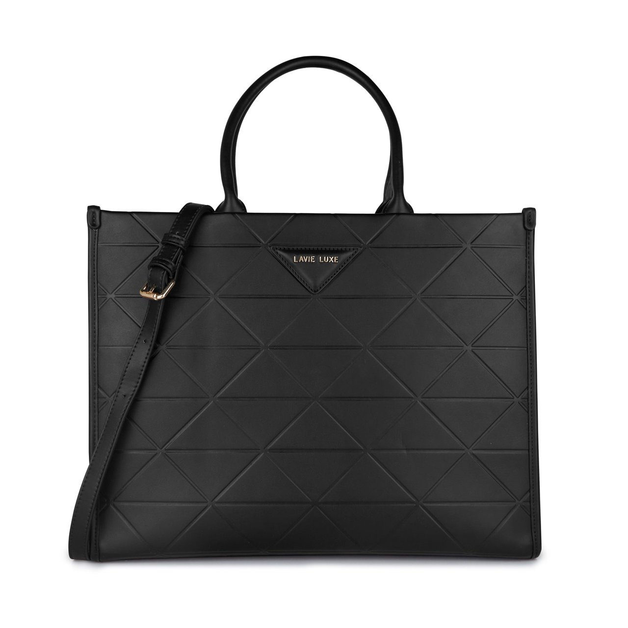 Mona Extra Box Large Black Handbag