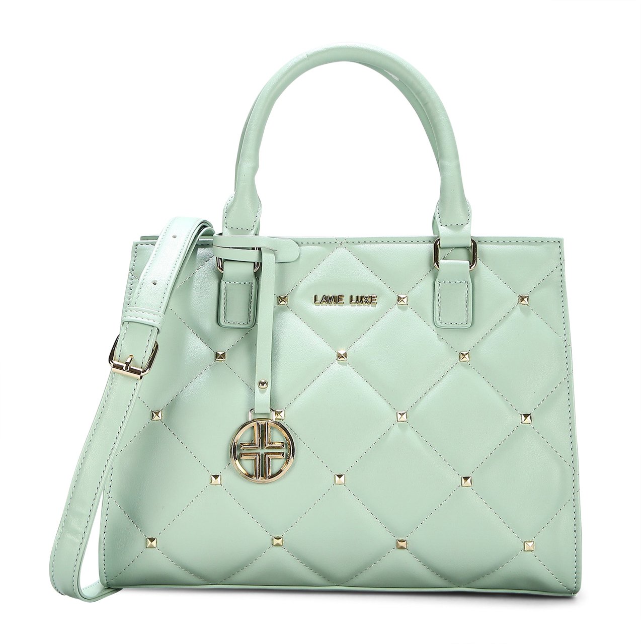Stud Shelly Medium Mint Handbag