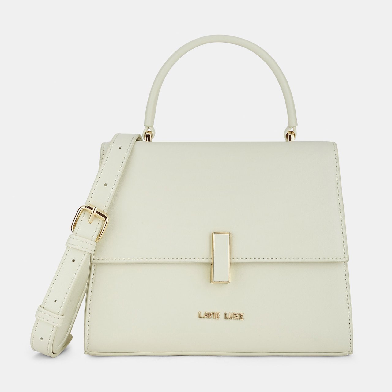 Merci Flap Medium Off White Handbag