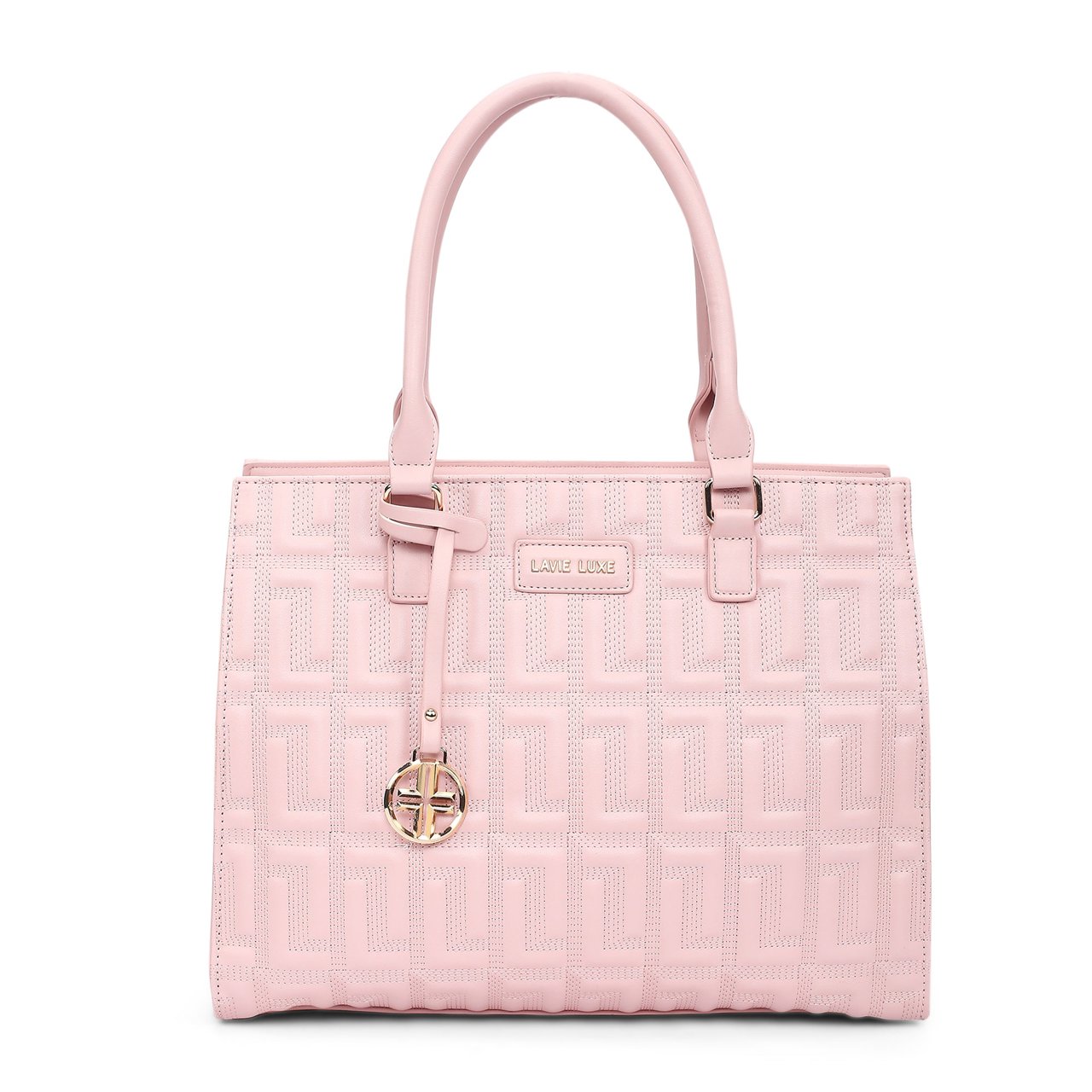 Jelly Large Lt Pink Handbag