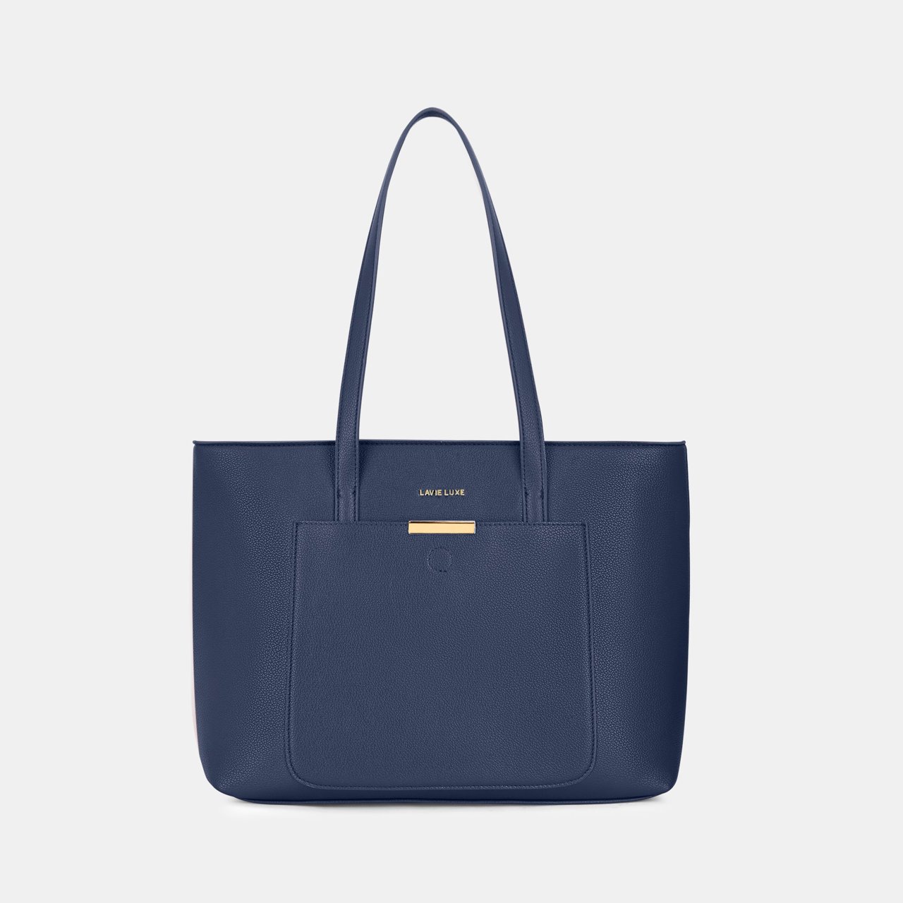 Bliss Large Navy Tote Bag