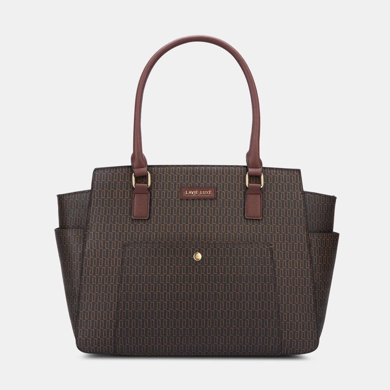 Mono Kelly Large Choco Laptop Handbag
