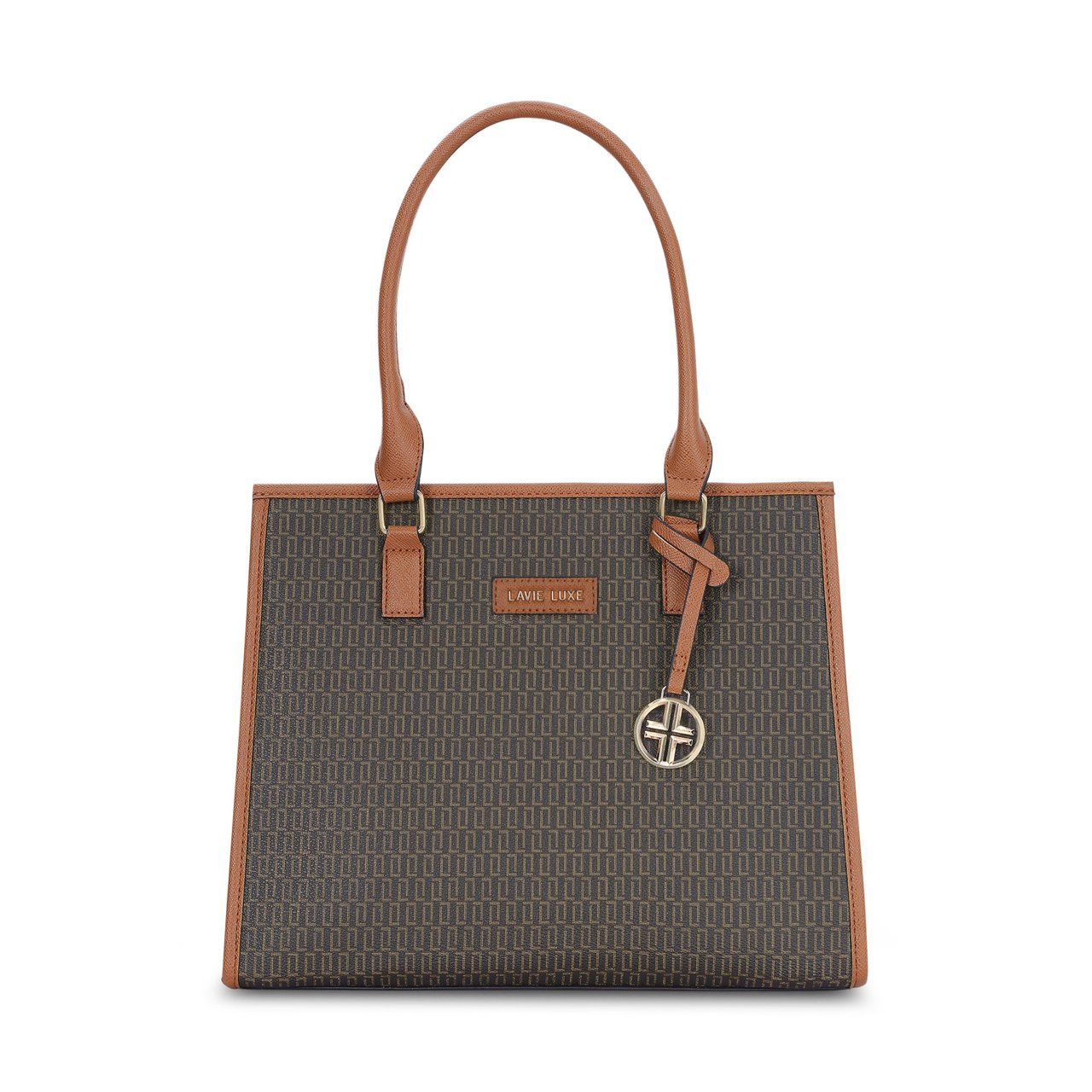 Quad Medium Choco Handbag
