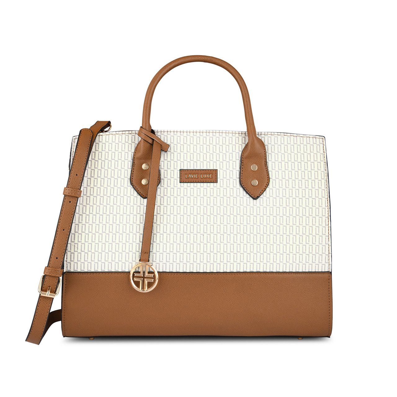 Ellon Large Off White Laptop Handbag