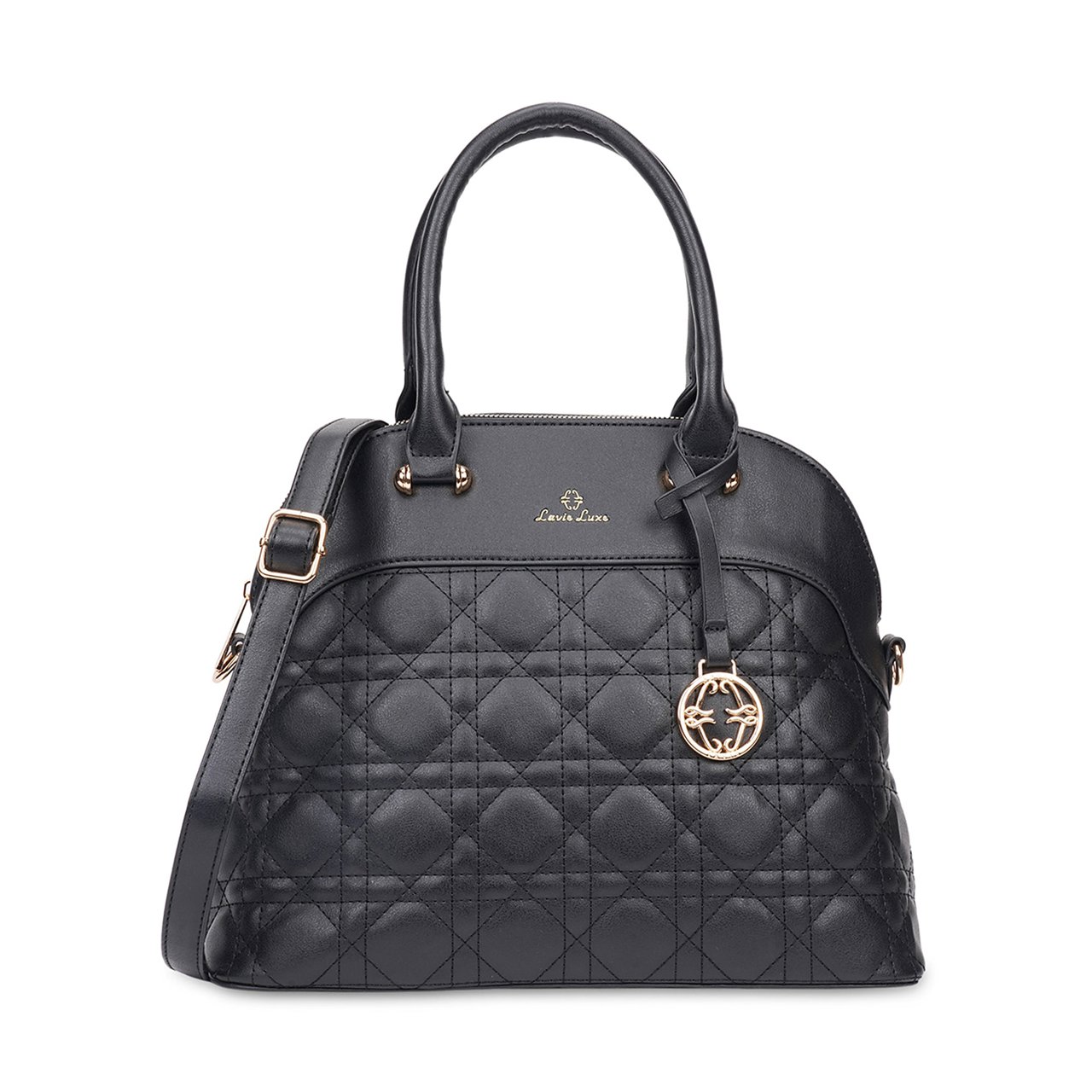 Marjrie Medium Black Handbag