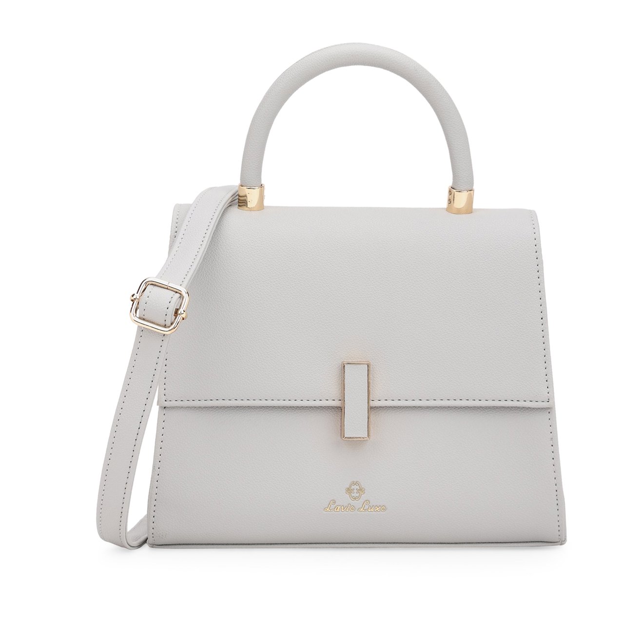 Gypsy Flap Medium Grey Handbag
