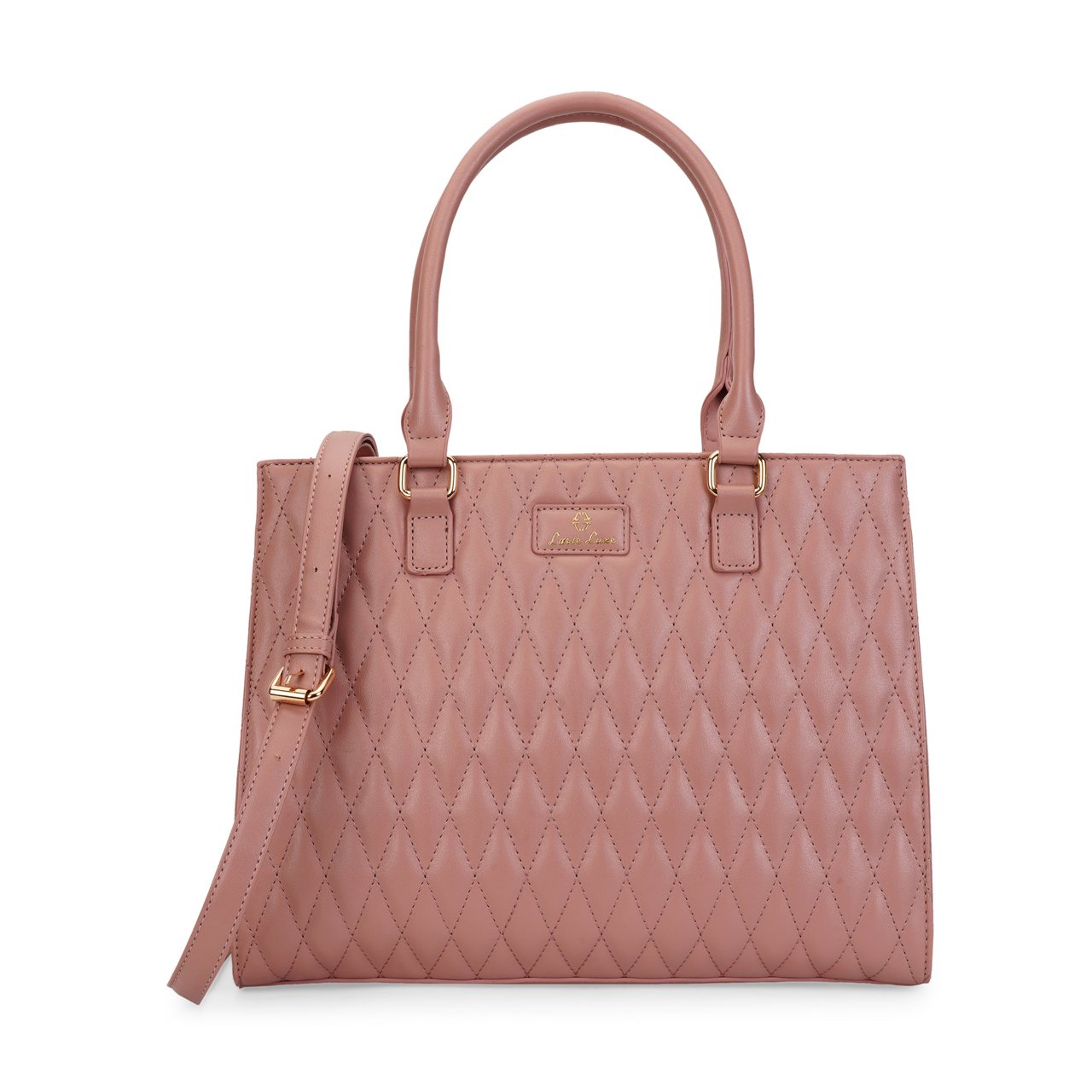 Quilt Shelly Large Dark Pink Handbag