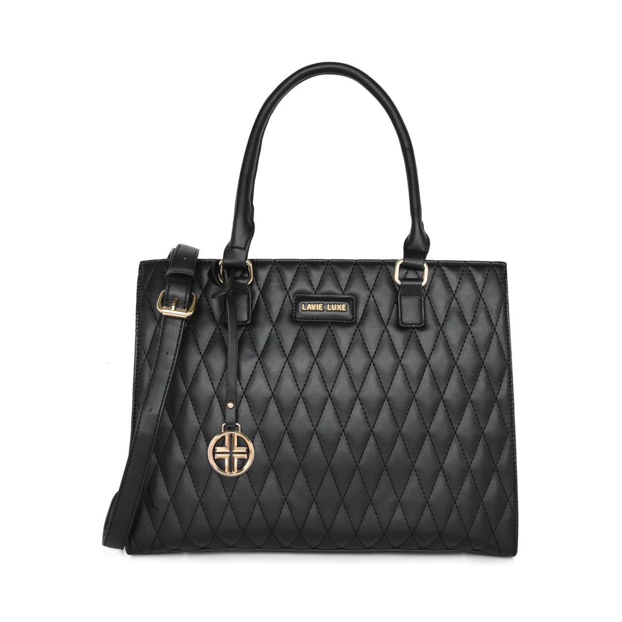Shelqi Large Black Handbag
