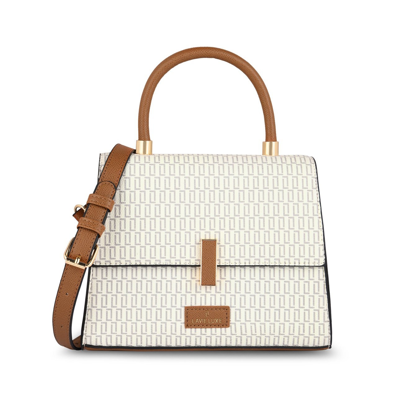 Monogram Ipsy Medium Off White Satchel Bag