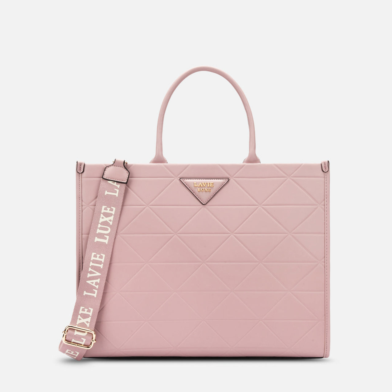 Mona Box Extra Large Pink Handbag