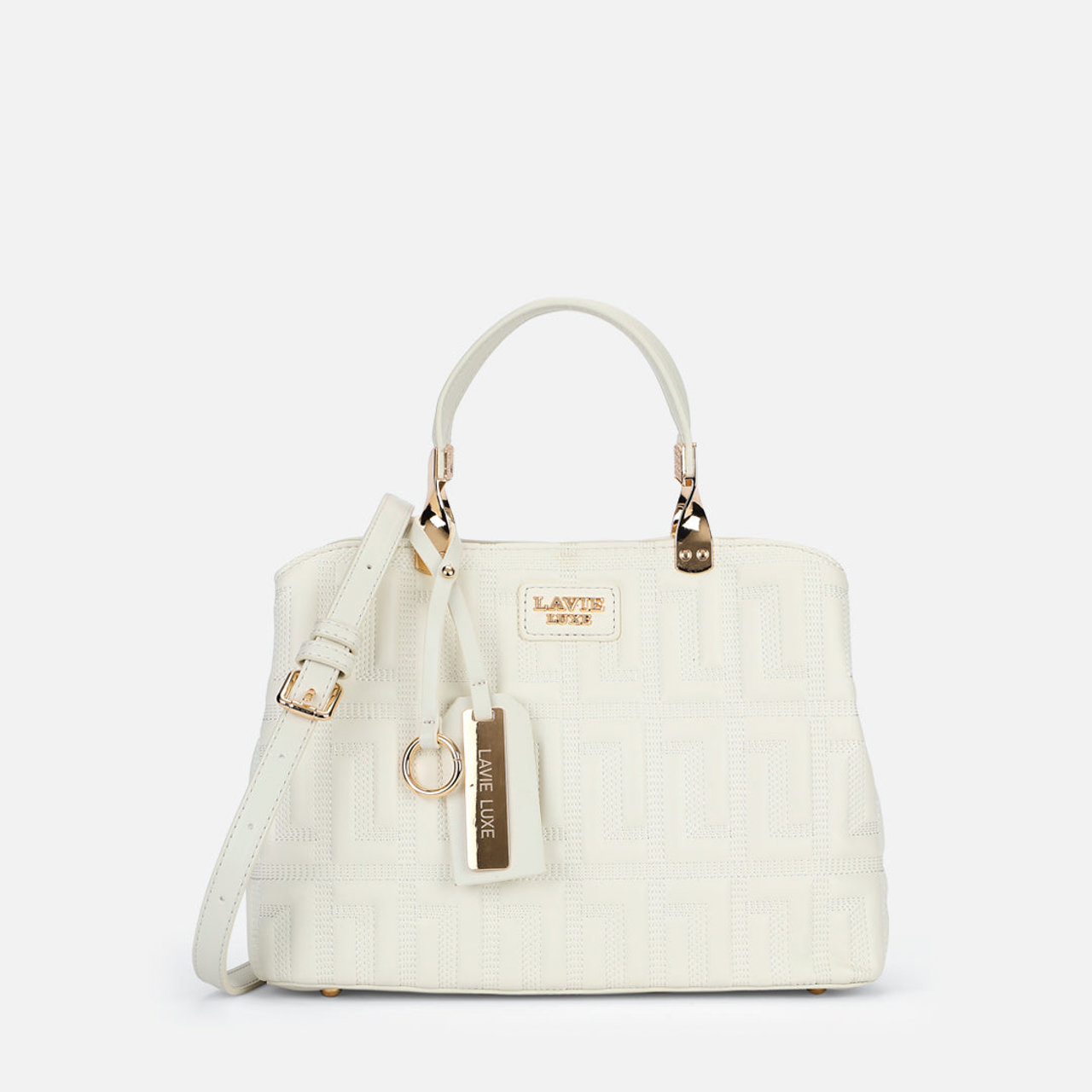Juli 3 Compartment Medium Off White Handbag
